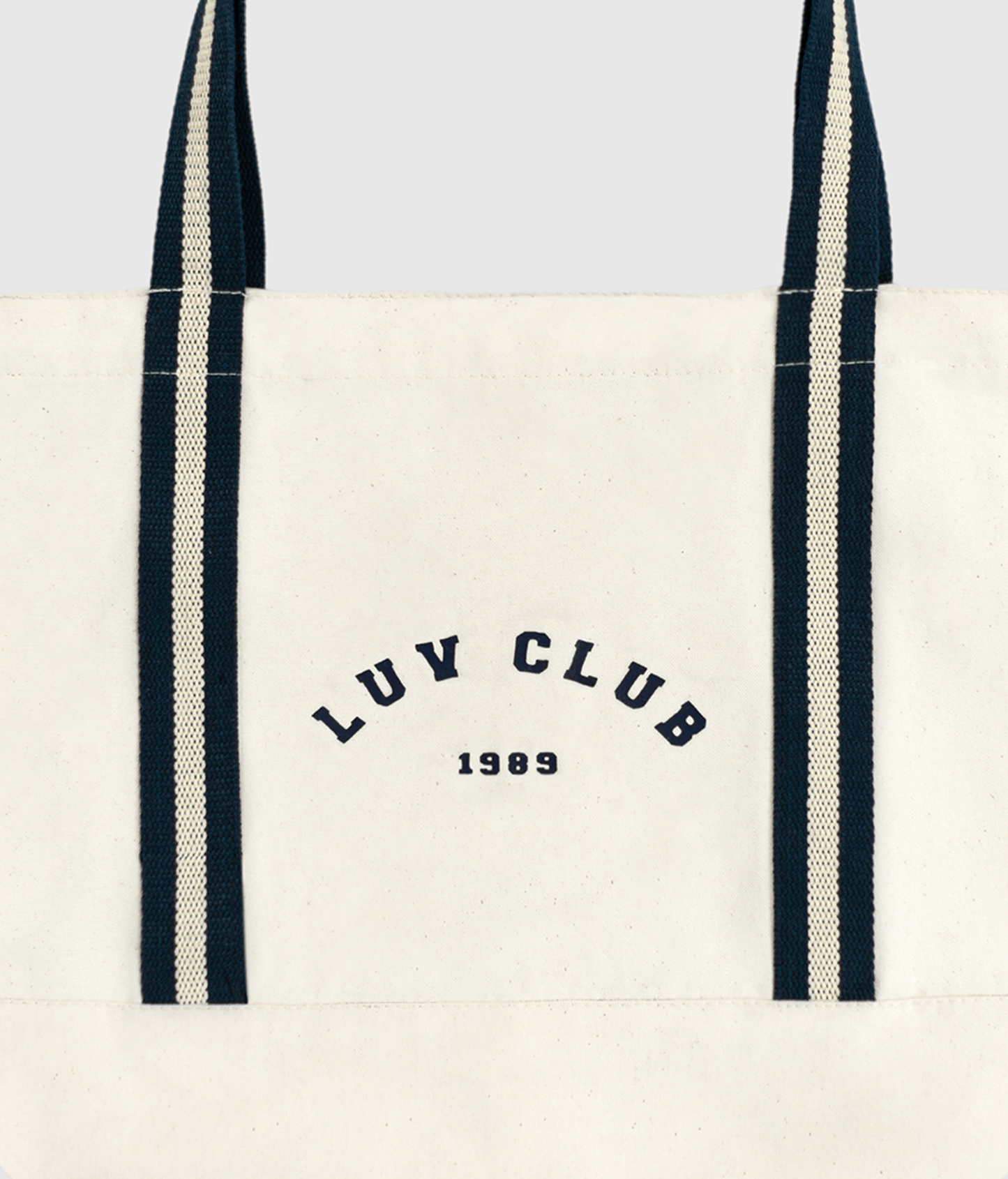 LUV Club 1989 Tote Bag (Natural/Navy)