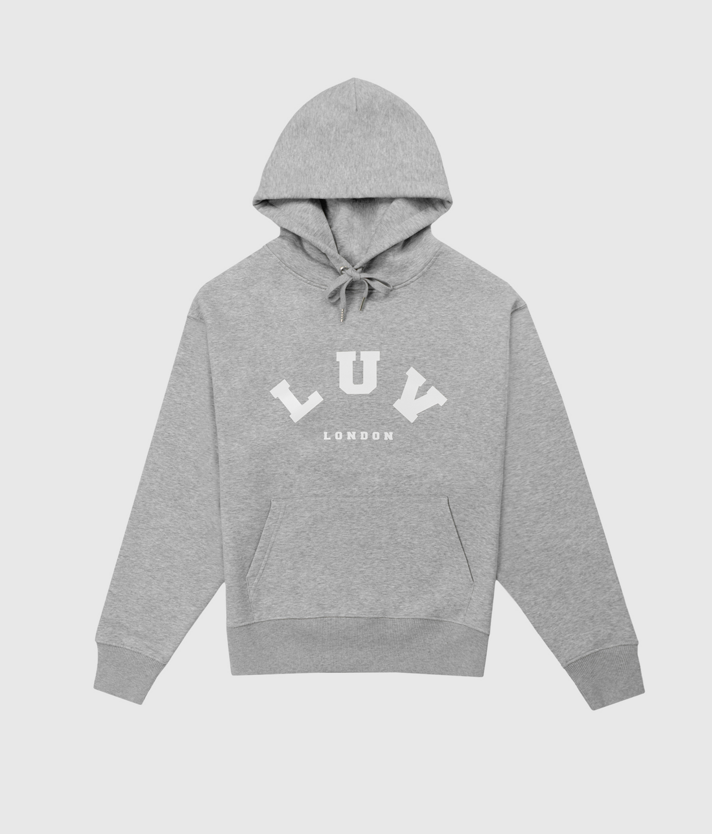 LUV London Hoodie (Heather Grey)