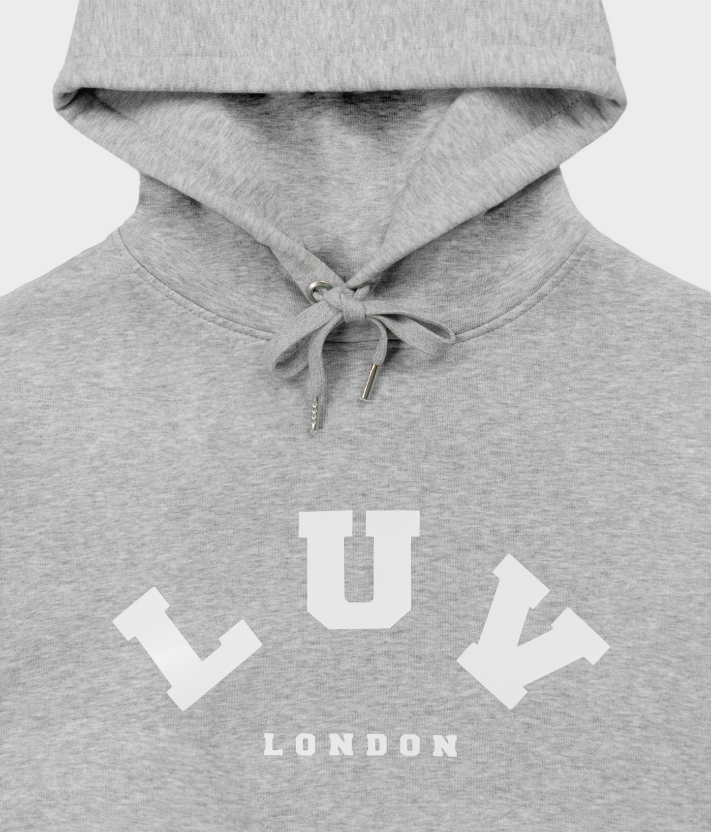 LUV London Hoodie (Heather Grey)