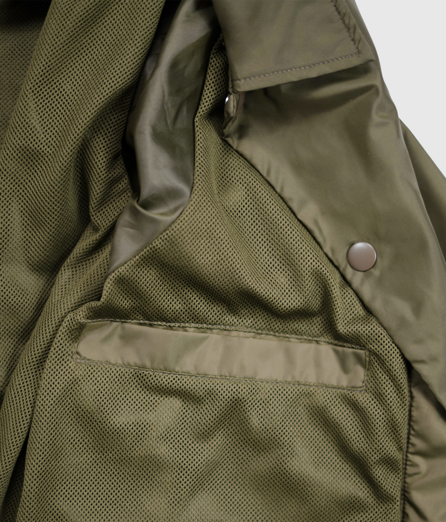 LUV London Coach Jacket (Olive Green)