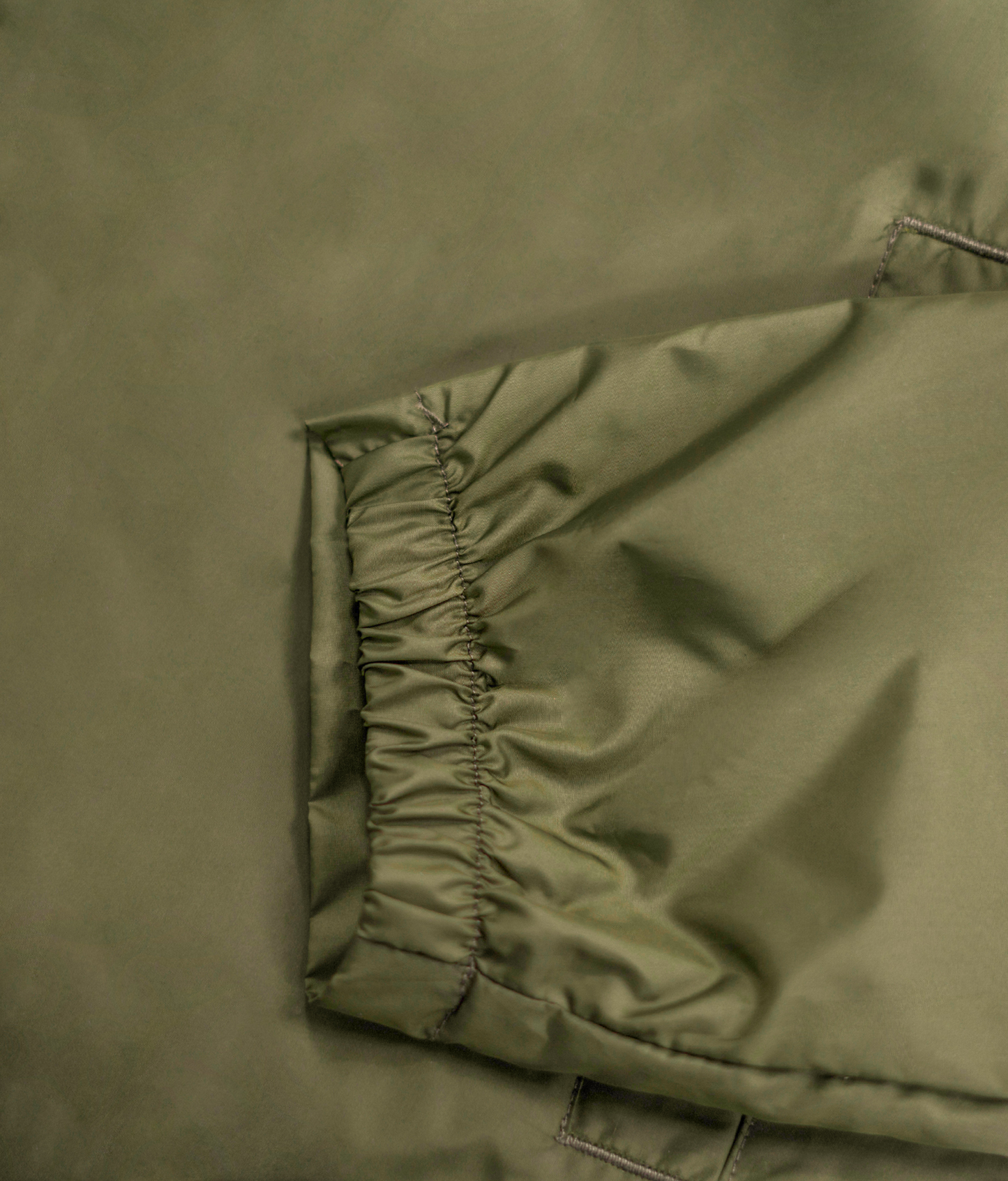 LUV London Coach Jacket (Olive Green)