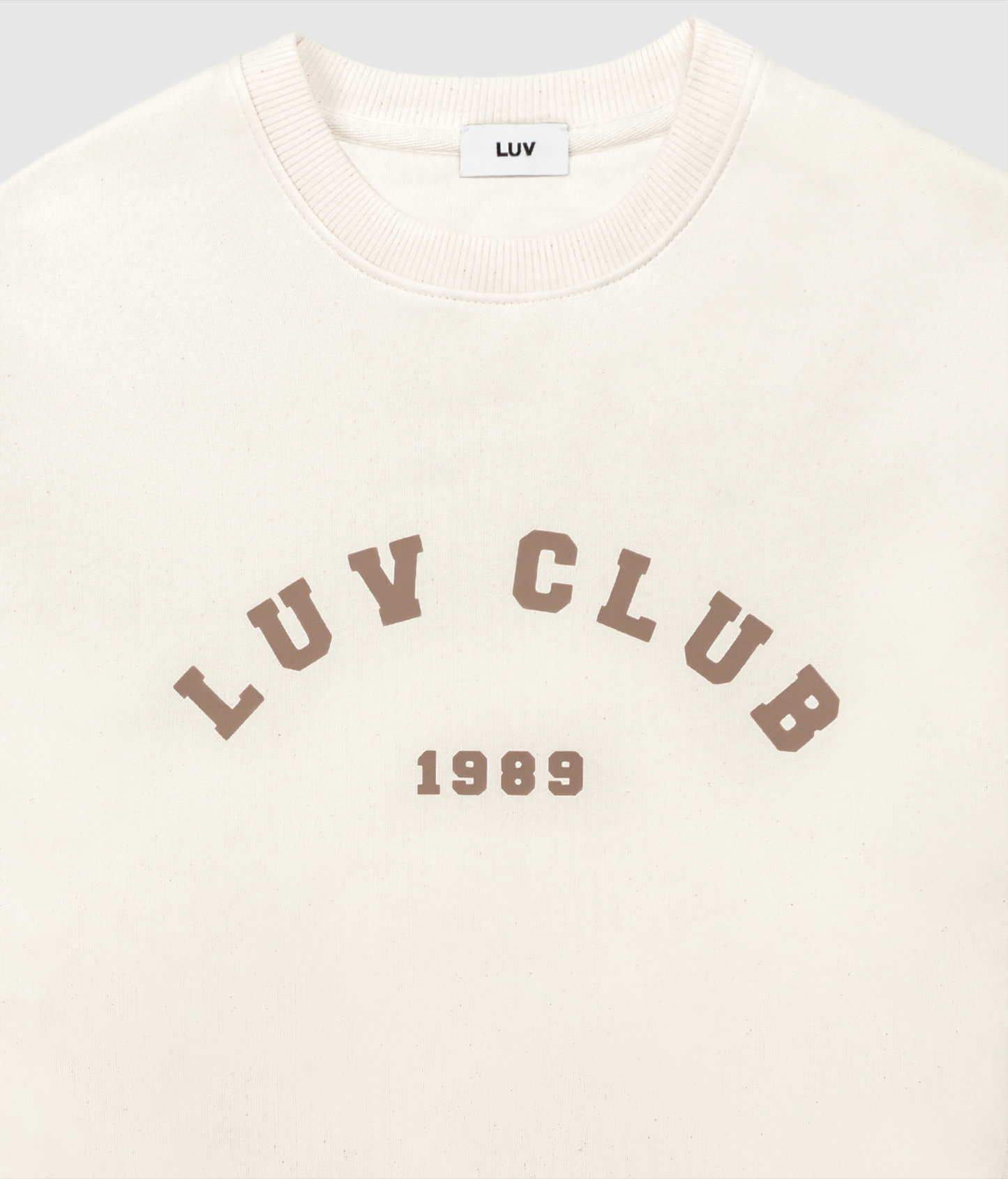 LUV CLUB 1989 SWEATSHIRT (NATURAL)