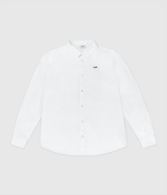 Solstice Poplin Shirt (White)